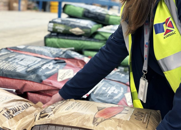 pet food in a fulfilment centre