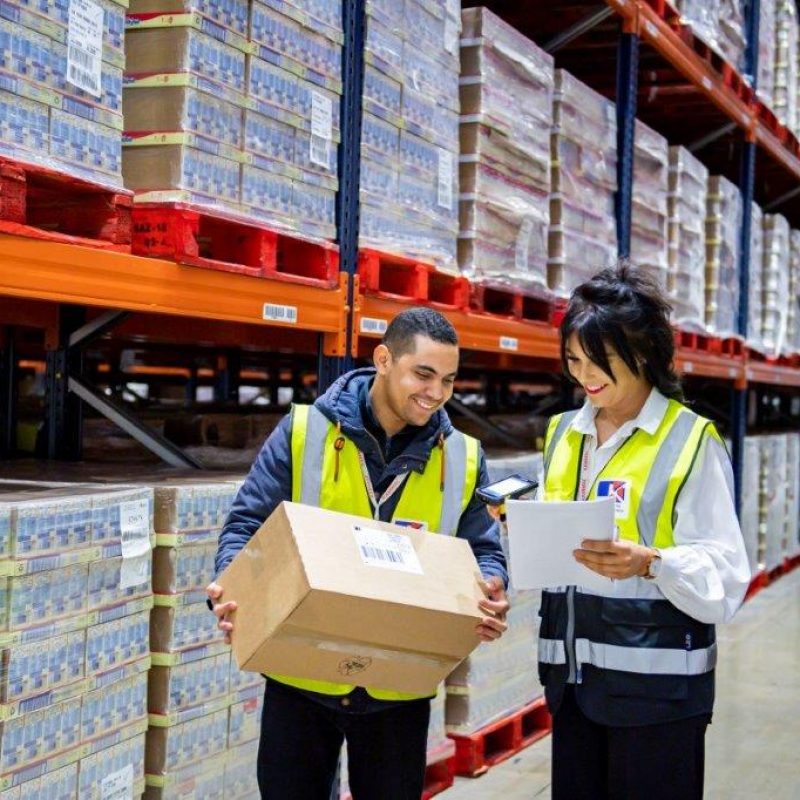 warehouse workers